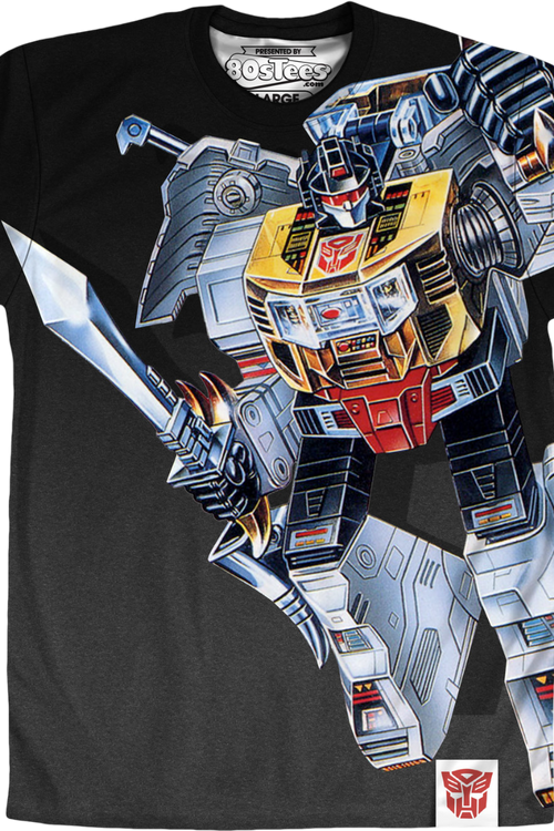 Sublimated Robot Mode Grimlock Transformers Shirtmain product image