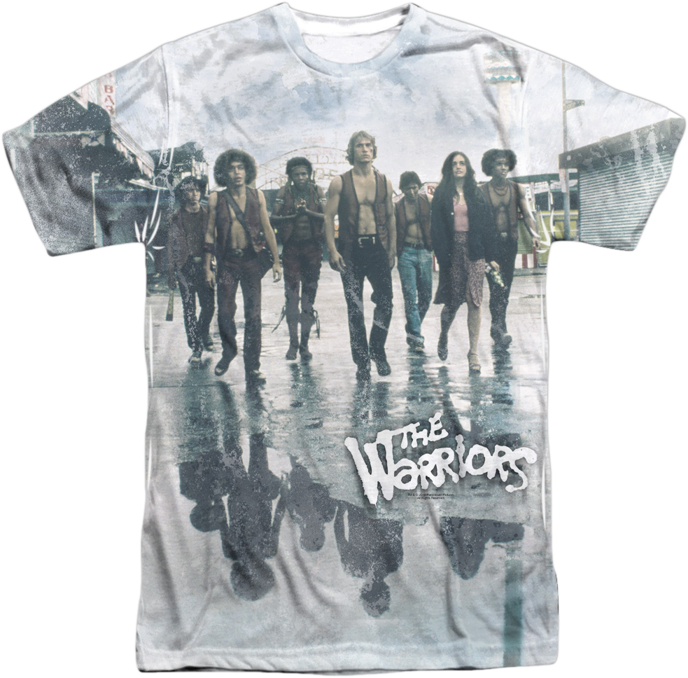 The Warriors Emblem Long Sleeve T-Shirt 100% Cotton / 3XL / Brown