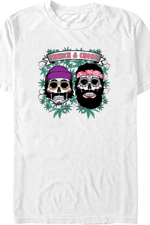 Sugar Skulls Cheech and Chong T-Shirtmain product image