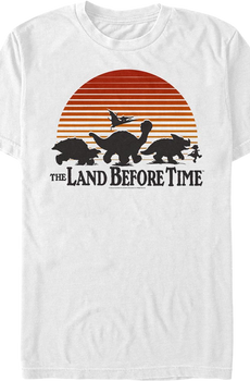 Sunset Silhouette Land Before Time T-Shirt