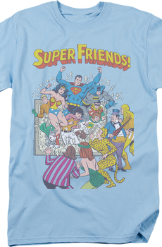 Super Friends To The Rescue DC Comics T-Shirt