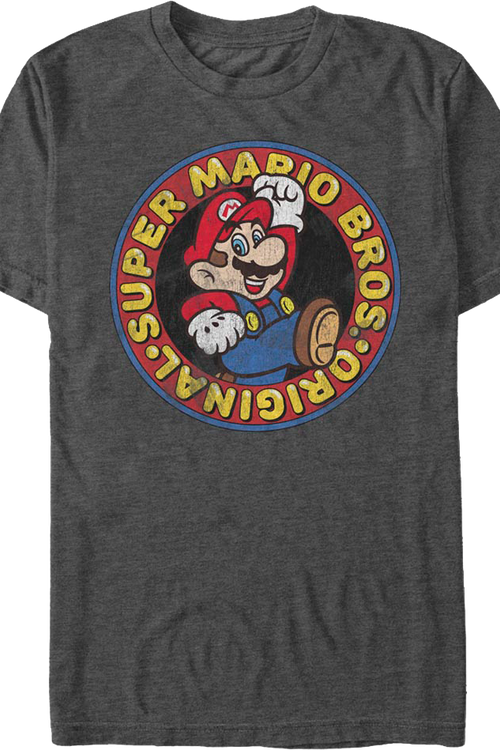 Super Mario Bros. Original Circle Nintendo T-Shirtmain product image