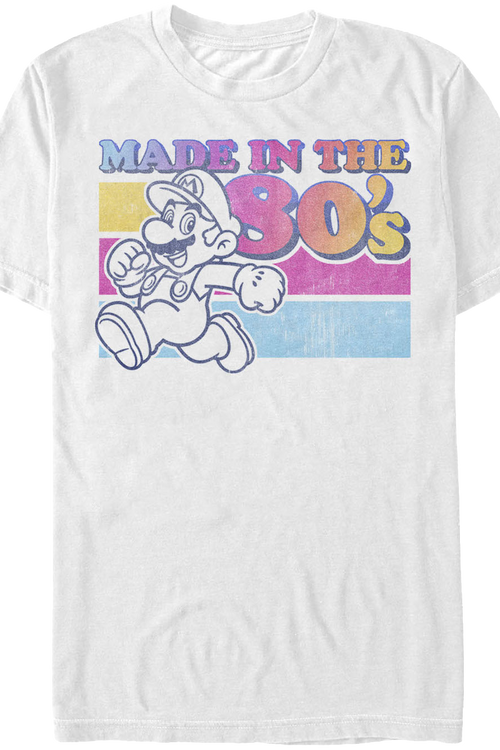 Super Mario Made in the 80s T-Shirtmain product image