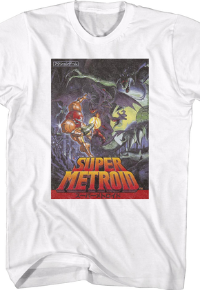 Super Metroid Japanese Poster Nintendo T-Shirt