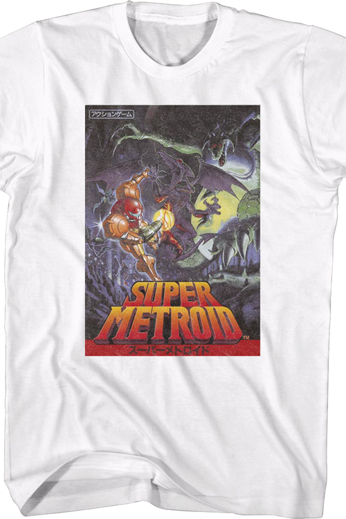 Super Metroid Japanese Poster Nintendo T-Shirtmain product image