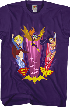 Supergirl Batgirl Wonder Woman DC Super Hero Girls T-Shirt