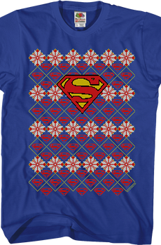Superman Ugly Faux Knit DC Comics T-Shirt