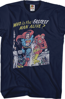 Superman's Race With The Flash T-Shirt