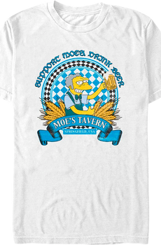 Support Moe's Tavern The Simpsons T-Shirt
