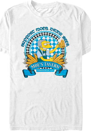 Support Moe's Tavern The Simpsons T-Shirt