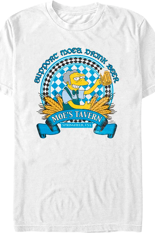 Support Moe's Tavern The Simpsons T-Shirtmain product image