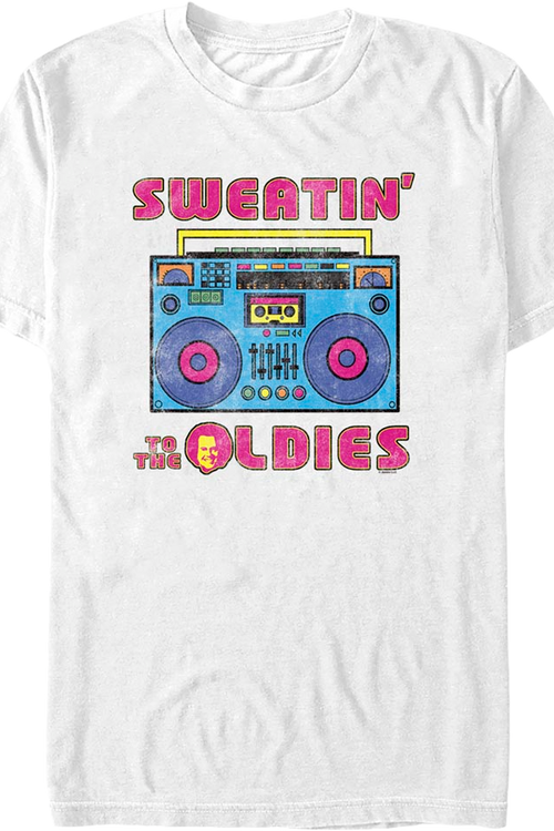 Sweatin' To The Oldies Boombox Richard Simmons T-Shirtmain product image