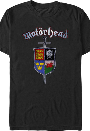 Sword & Shield Crest Motorhead T-Shirt