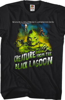 Tagline Creature From The Black Lagoon T-Shirt