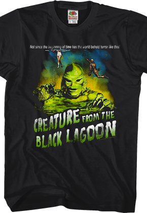 Tagline Creature From The Black Lagoon T-Shirt