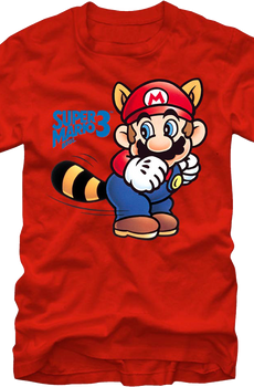 Raccoon Tail Whip Super Mario Bros. 3 T-Shirt