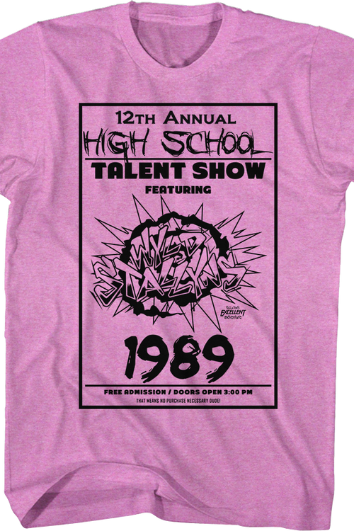 Talent Show Bill and Ted's Excellent Adventure T-Shirtmain product image