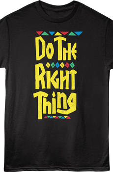 Tall Logo Do The Right Thing T-Shirt