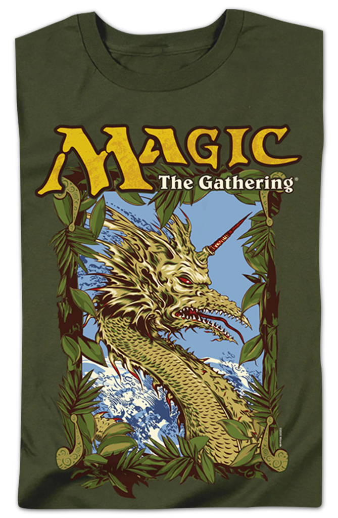 Taniwha Magic The Gathering T-Shirt Taniwha Magic The Gathering T-Shirt