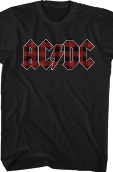Tartan Logo ACDC T-Shirt