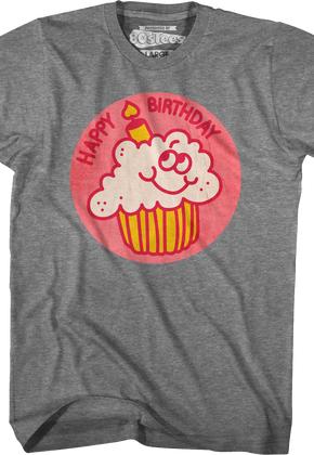Happy Birthday Scratch & Sniff Sticker T-Shirt