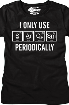 Womens I Only Use Sarcasm Periodically Shirt