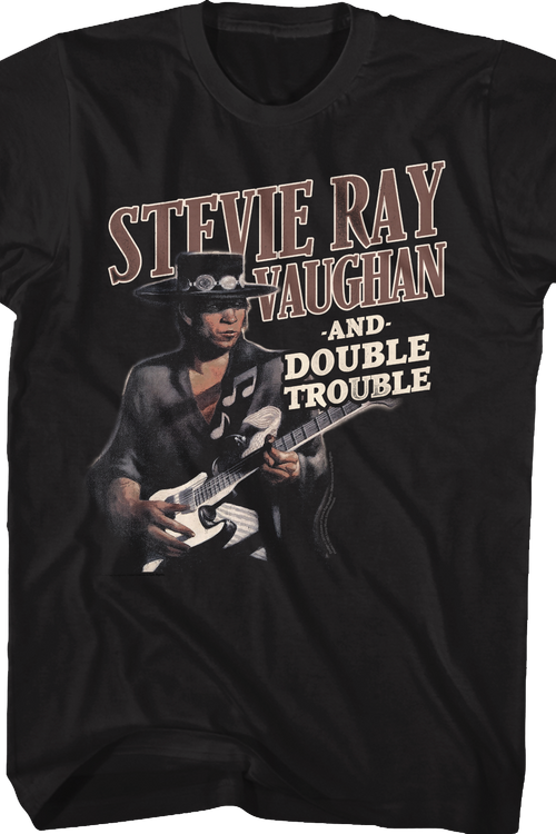 Texas Flood Stevie Ray Vaughan and Double Trouble T-Shirtmain product image