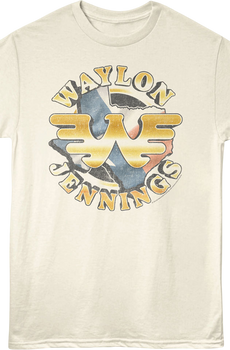 Texas Logo Waylon Jennings T-Shirt
