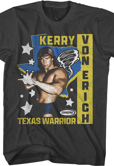 Texas Warrior Stars Kerry Von Erich T-Shirt