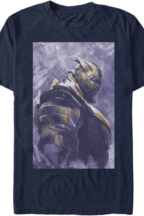 Thanos Painting Marvel Comics T-Shirtmain product image