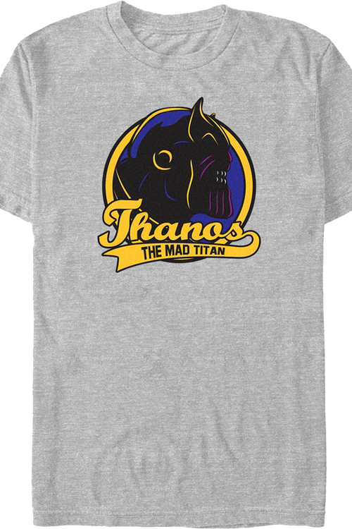 Thanos Mad Titan Logo Marvel Comics T-Shirtmain product image