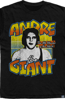 Made In USA Vintage 8th Wonder Of The World Andre The Giant T-Shirt