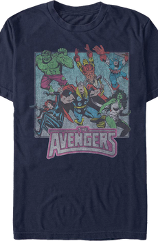 The Avengers Earth's Mightiest Heroes Marvel Comics T-Shirt