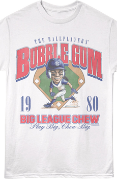 The Ballplayers' Bubble Gum 1980 Big League Chew T-Shirt