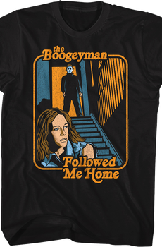 The Boogeyman Followed Me Home No Knife Halloween T-Shirt