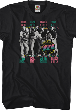 The Cast Of Beverly Hills 90210 T-Shirt