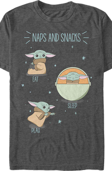 The Child Eat Sleep Play The Mandalorian Star Wars T-Shirt
