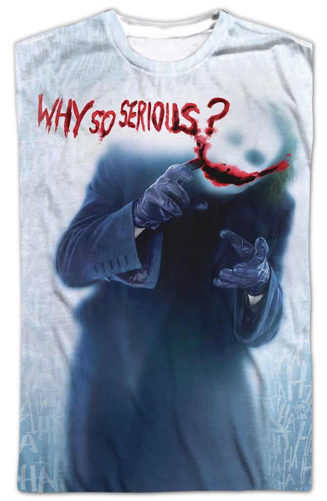 The Dark Knight The Joker Why So Serious? DC Comics T-Shirt