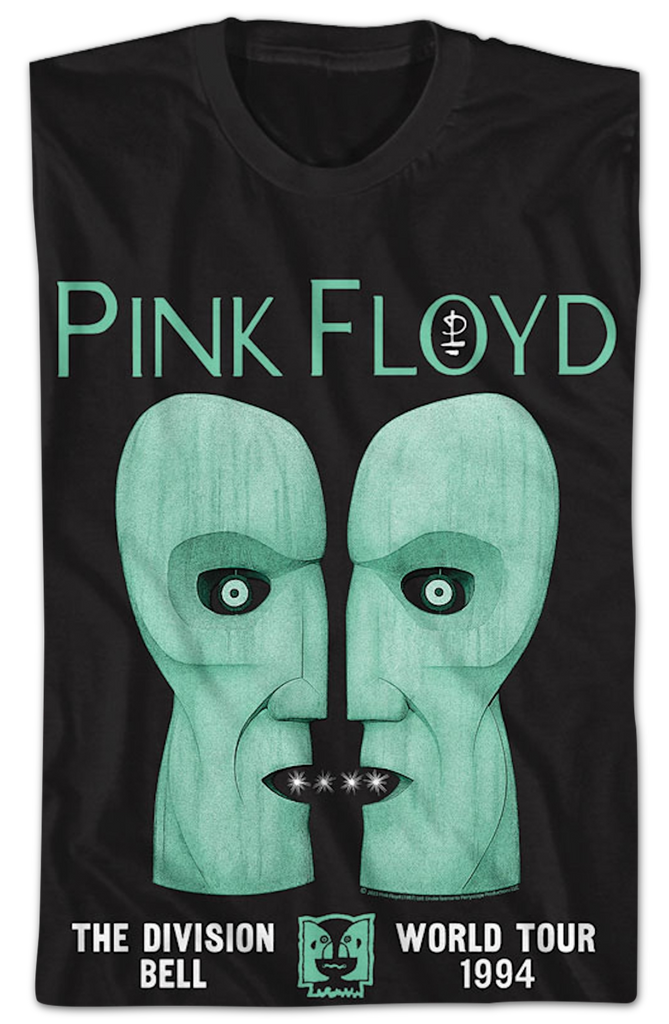 The Division Bell World Tour 1994 Pink Floyd T-Shirt The Division Bell World Tour 1994 Pink Floyd T-Shirt