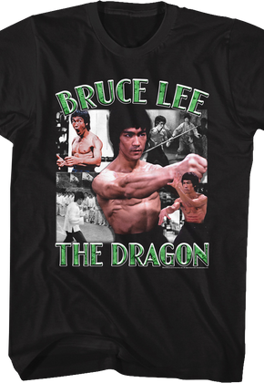 The Dragon Collage Bruce Lee T-Shirt