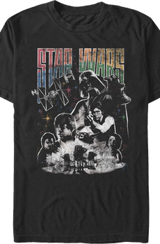 The Empire Strikes Back Collage Poster Star Wars T-Shirt