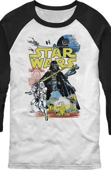 The Empire Strikes Back Star Wars Raglan Baseball Shirt