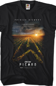 The End Is Only The Beginning Poster Star Trek Picard T-Shirt