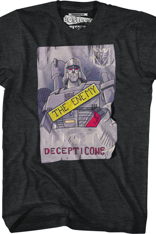 The Enemy Decepticons Poster Transformers T-Shirtmain product image