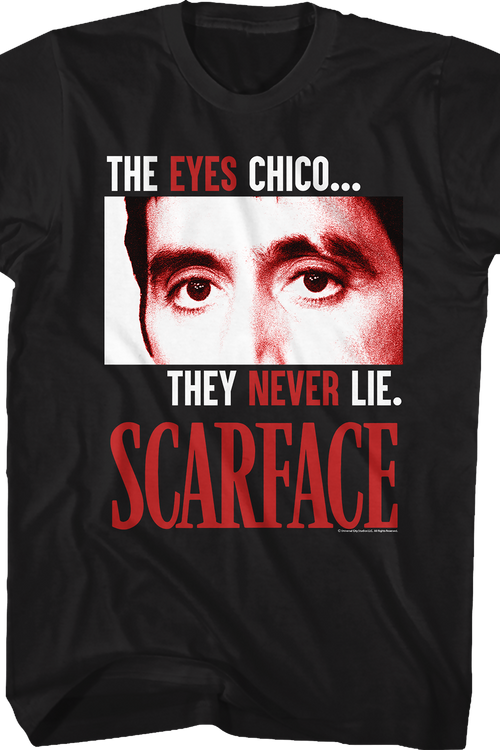 The Eyes Never Lie Scarface T-Shirtmain product image