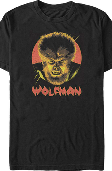 The Face Of Fear Wolf Man T-Shirt