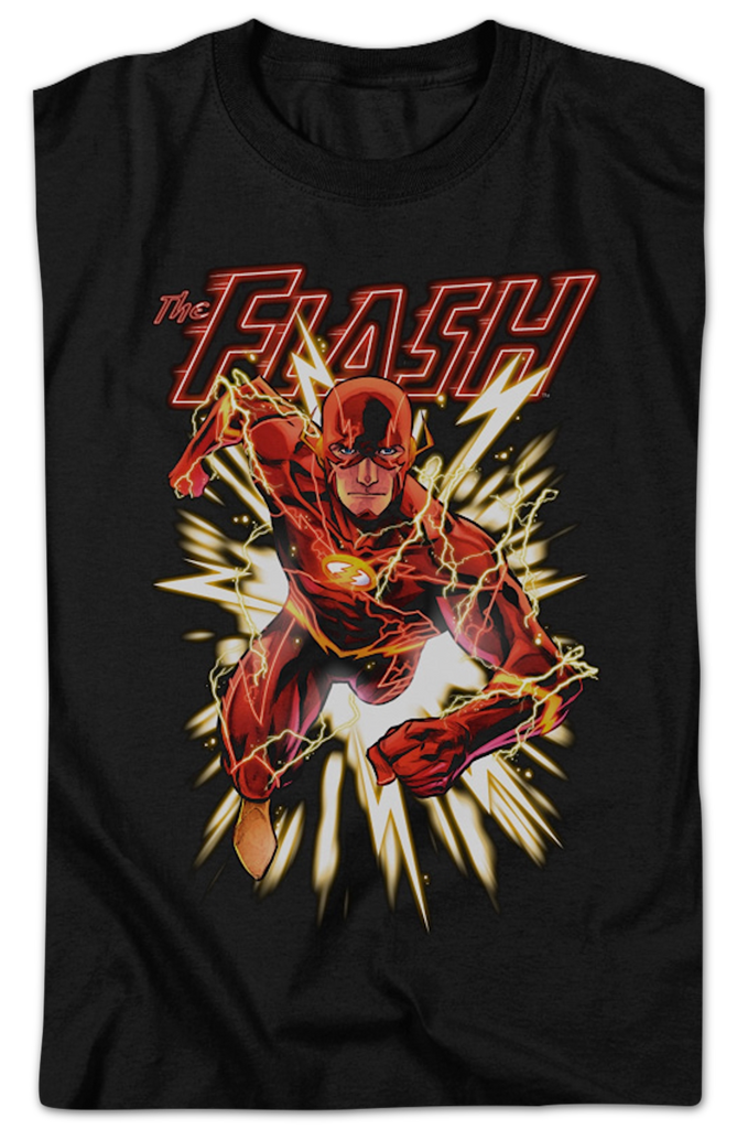 Men's DC Comics Flash Logo Red T-Shirt