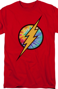 The Flash Tie Dye Logo DC Comics T-Shirt