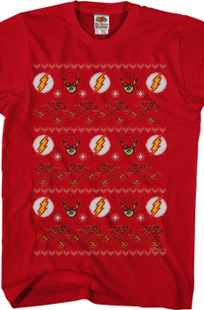 The Flash Ugly Faux Knit DC Comics T-Shirt