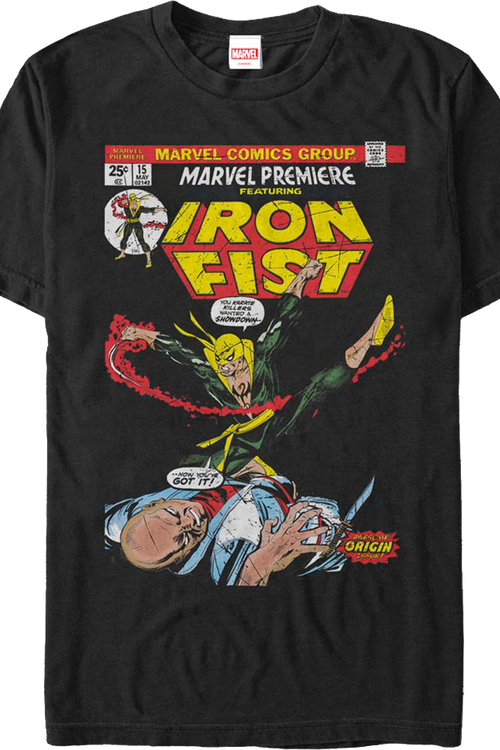 The Fury of Iron Fist Marvel Comics T-Shirtmain product image